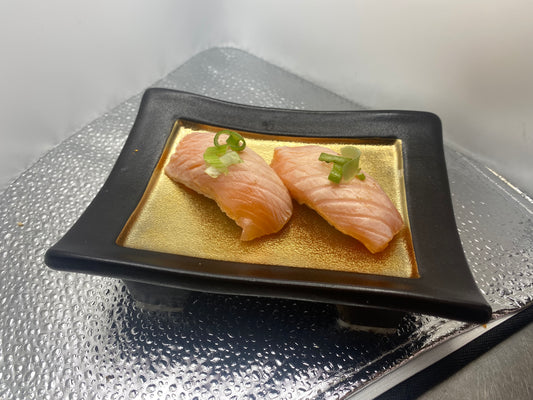Spring Onion Salmon Nigiri